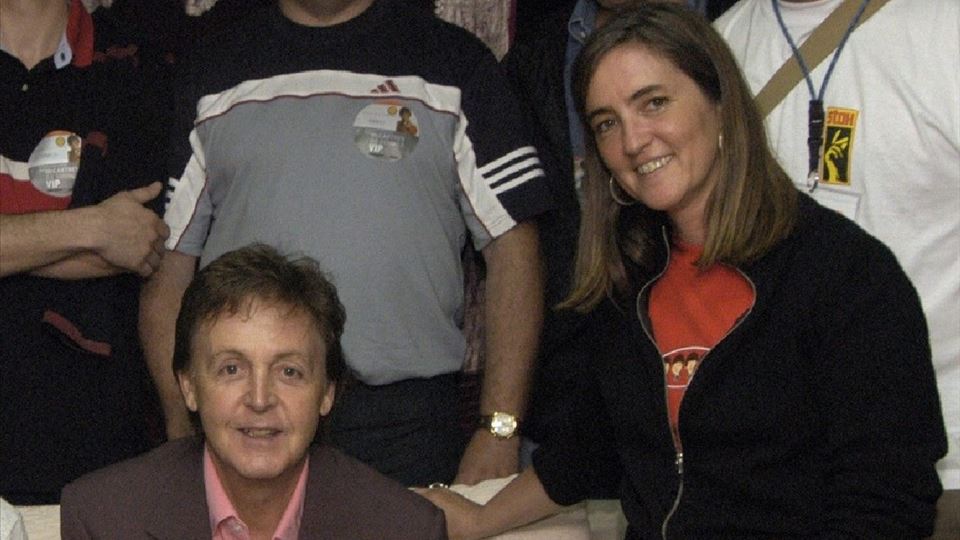 Paul McCartney e Teresa Lage da RFM Rock in Rio Lisboa 2004