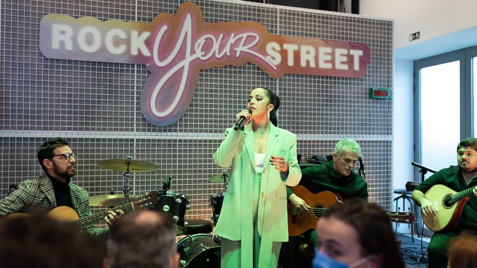Sara Correia na apresentação da Rock Your Street