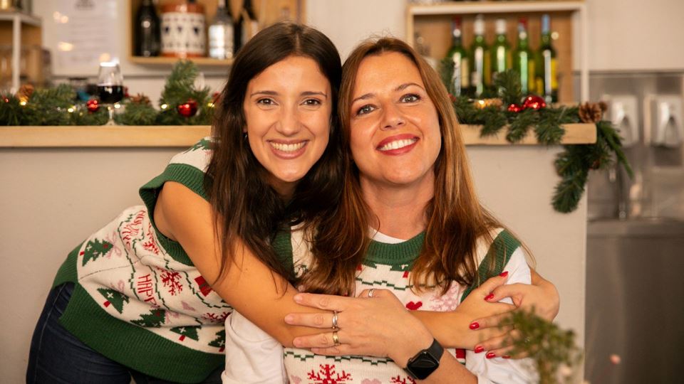 Mariana Alvim e Inês Bento nos bastidores da música de Natal da RFM