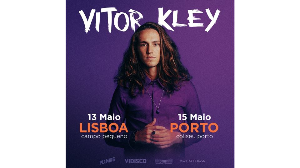 Datas novas do concerto de Vitor Kley