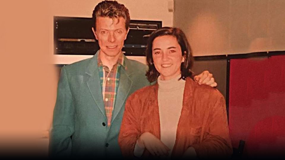 David Bowie com Teresa Lage da RFM e Londres, Mayfair Studios - 29 de Março 1993