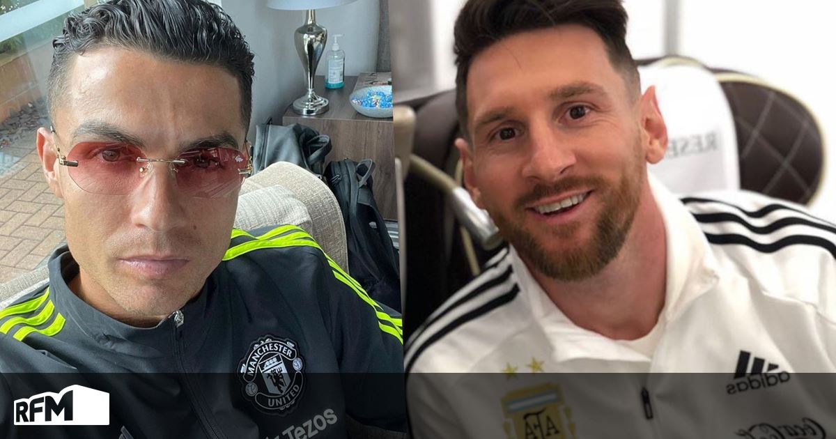 Imagem tornou-se viral, mas Ronaldo e Messi estiveram mesmo juntos