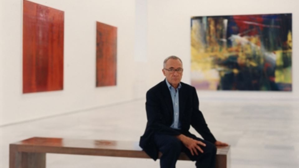 Gerhard Richter anos 90 - foto site oficial do pintor