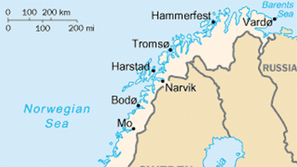 Hammerfest - a cidade mais setentrional do mundo