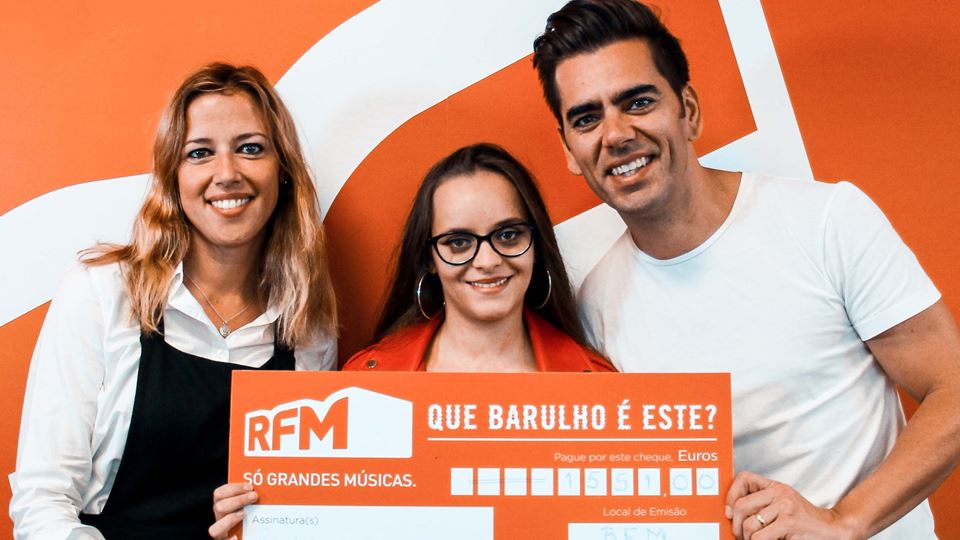 Catarina Silva, a vencedora do primeiro Que barulho é este, na RFM?