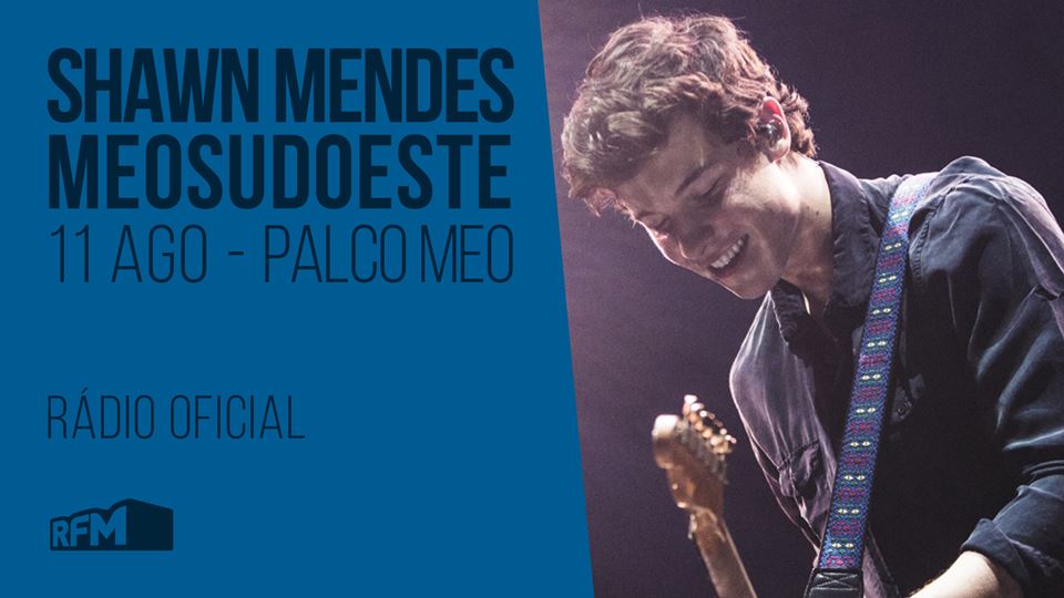 Shawn Mendes no MEO SUDOESTE