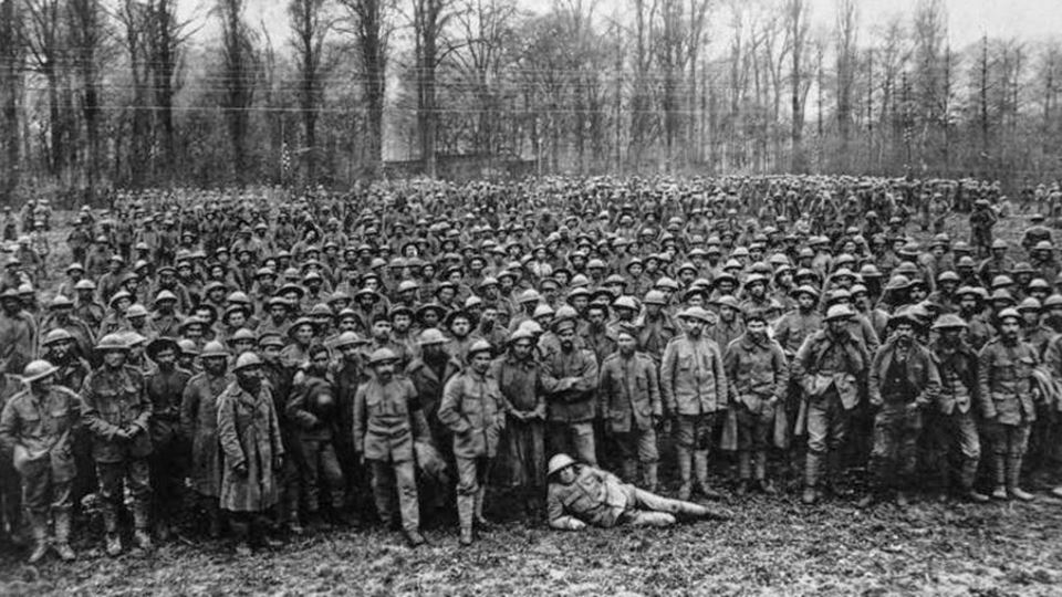 Prisioneiros de guerra portugueses em 1918  Deutsches Bundesarchiv