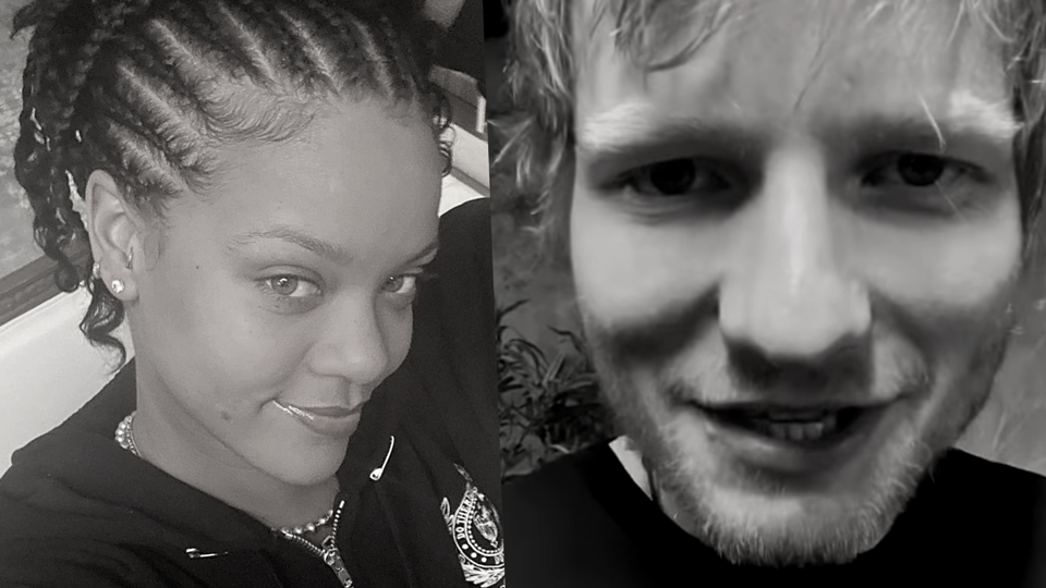 Rihanna e Ed Sheeran foram pai...