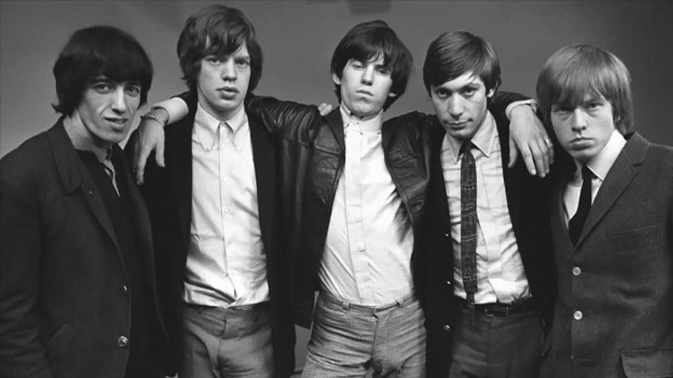 RollIng Stones -década de 1960 - Bill Wyman, Mick Jagger, Keith Richards, Charlie Watts e Brian Jones