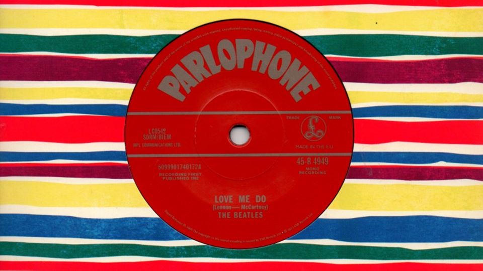 The Beatles Love Me Do Single Cover