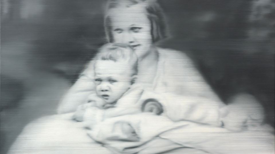 Tia Marianne 1965 -o quadro original de  Gerhard Richter com a sua tia